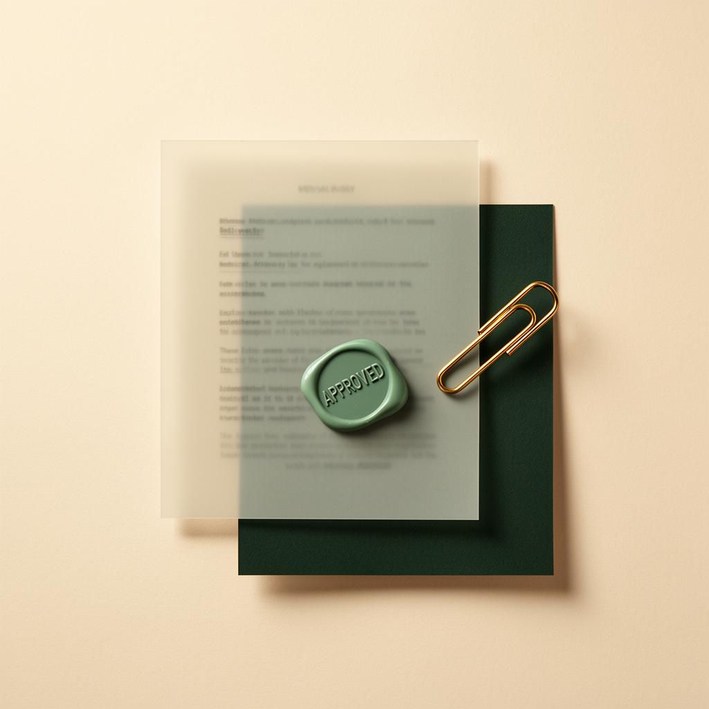 Approved medical claim documents